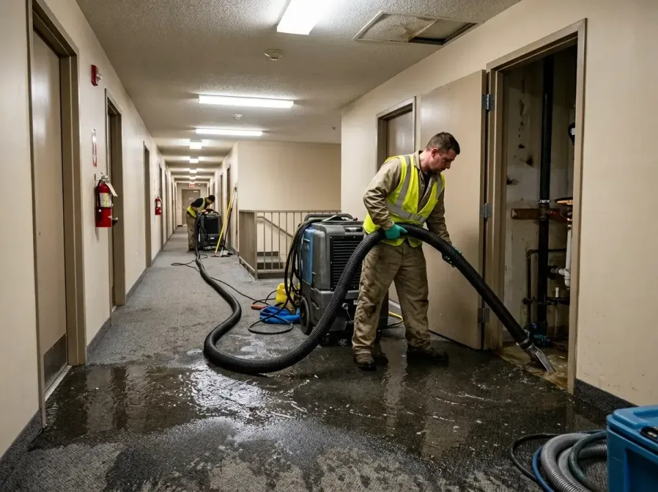 multi-unit-apartment-hallway-f-005 — frequently asked questions, Emergency Burst Pipe Water Extraction & Removal in Fort Col…